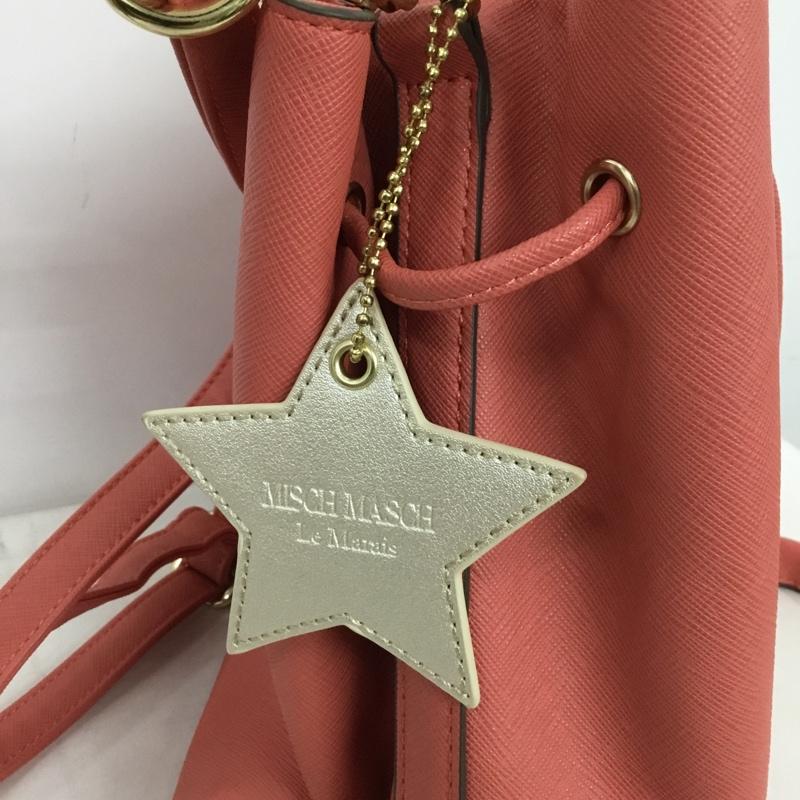 ミッシュマッシュ MISCH MASCH ショルダーバッグ ショルダーバッグ 2WAY ロゴ、文字 桃 / ピンク / pink レディース USED 古着 中古 10152120