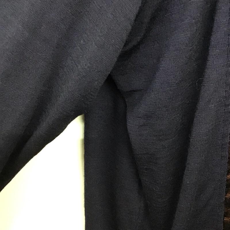 ランバン LANVIN シャツ、ブラウス 長袖 長袖シャツ 無地シャツ カラーシャツ 無地 紺 / ネイビー / navy メンズ USED 古着 中古 10152122