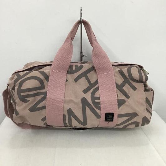 ヘム HeM ボストンバッグ ボストンバッグ ショルダーバッグ 2WAY ドラムバッグ 総柄 桃 / ピンク / pink メンズ USED 古着 中古 10152125