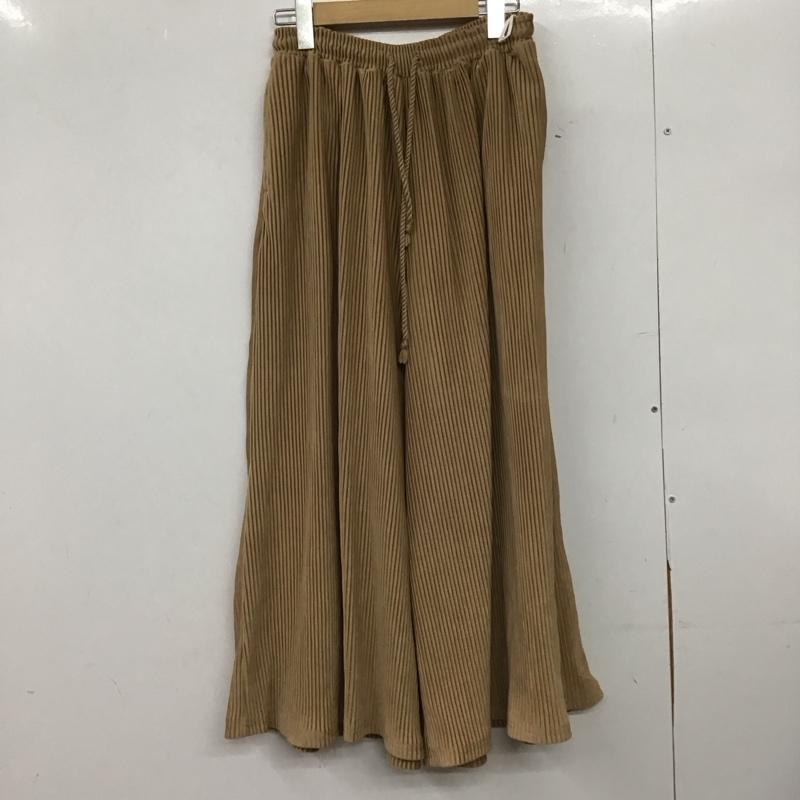 エヘカソポ ehka sopo ボトムス ボトムス M 無地 茶 / ブラウン / brown レディース USED 古着 中古 10152133