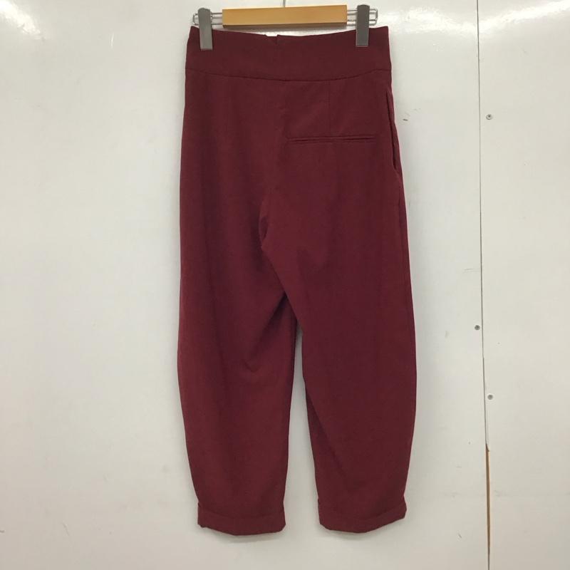 マウジー MOUSSY パンツ スラックス 0 無地 赤 / レッド / red レディース USED 古着 中古 10152135