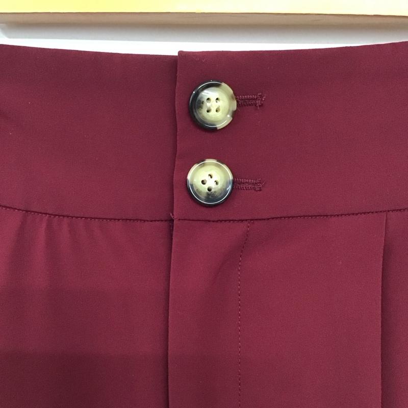 マウジー MOUSSY パンツ スラックス 0 無地 赤 / レッド / red レディース USED 古着 中古 10152135