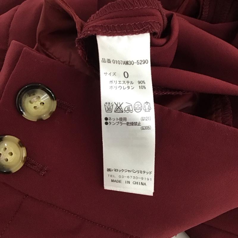 マウジー MOUSSY パンツ スラックス 0 無地 赤 / レッド / red レディース USED 古着 中古 10152135
