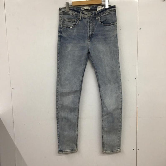 ザラ ZARA パンツ デニム、ジーンズ デニムパンツ スリムパンツ カジュアルパンツ ストレッチパンツ 40 無地 インディゴ / インディゴ / Indigo メンズ USED 古着 中古 10152136