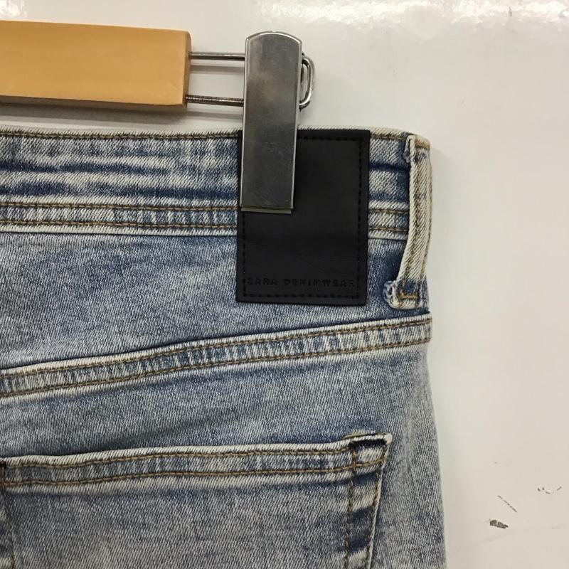 ザラ ZARA パンツ デニム、ジーンズ デニムパンツ スリムパンツ カジュアルパンツ ストレッチパンツ 40 無地 インディゴ / インディゴ / Indigo メンズ USED 古着 中古 10152136
