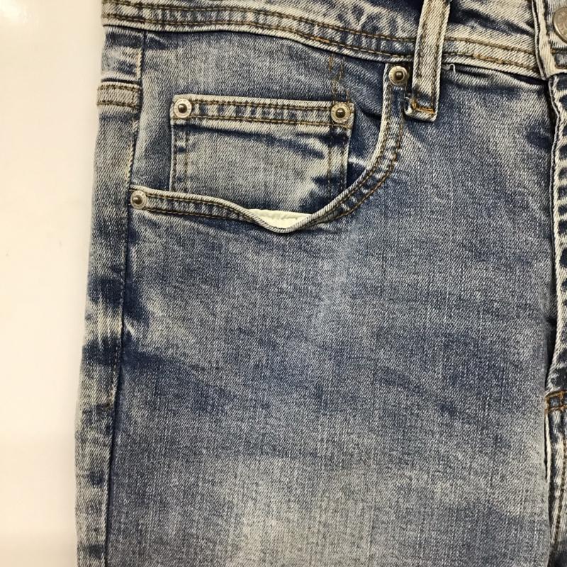 ザラ ZARA パンツ デニム、ジーンズ デニムパンツ スリムパンツ カジュアルパンツ ストレッチパンツ 40 無地 インディゴ / インディゴ / Indigo メンズ USED 古着 中古 10152136