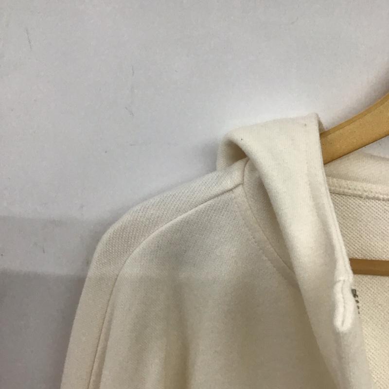ジーナシス JEANASIS トレーナー 長袖 パーカー FREE 無地 白 / ホワイト / white レディース USED 古着 中古 10152137