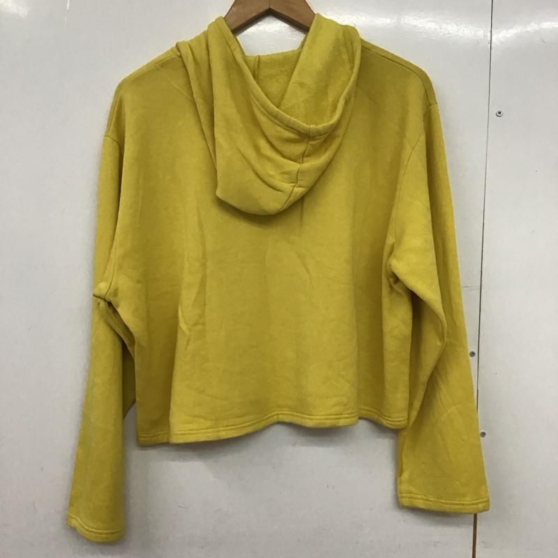 アニエス・ベー agnes b. パーカー 長袖 3 無地 黄 / イエロー / yellow レディース USED 古着 中古 10152138