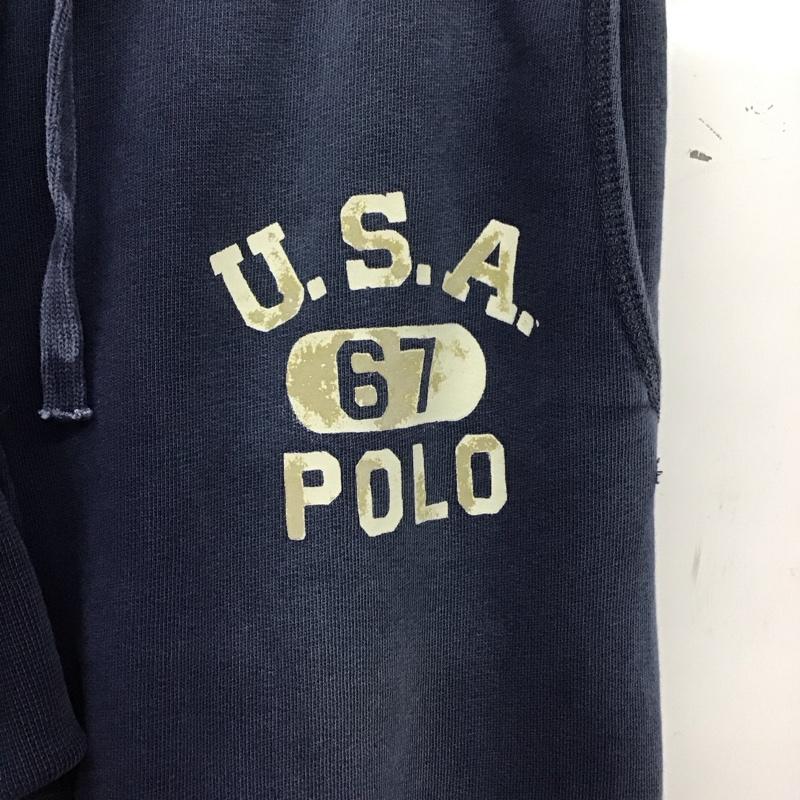 ポロラルフローレン POLO RALPH LAUREN パンツ ワークパンツ、ペインターパンツ スウェットパンツ ワイドパンツ カジュアルパンツ XS ロゴ、文字 紺 / ネイビー / navy メンズ USED 古着 中古 10152139