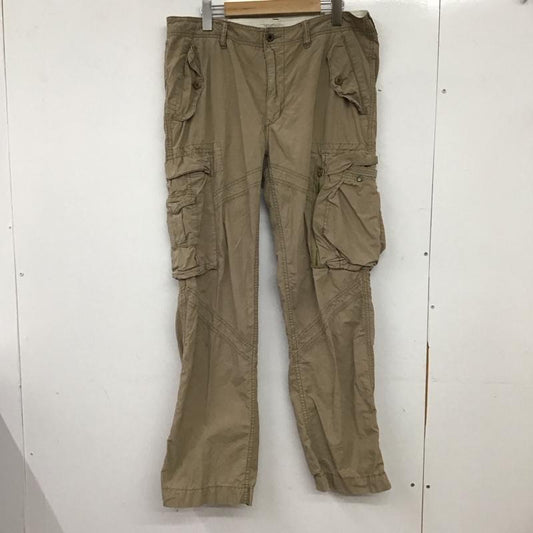 ポロバイラルフローレン Polo by RALPH LAUREN パンツ ワークパンツ、ペインターパンツ ワークパンツ カーゴパンツ ワイドパンツ 34インチ ロゴ、文字 ベージュ / ベージュ / beige メンズ USED 古着 中古 10152142