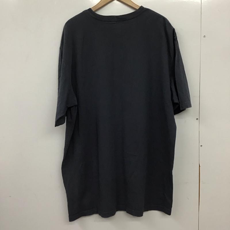 カーハート Carhartt Tシャツ 半袖 半袖カットソー プリントTシャツ クルーネックカットソー XL ロゴ、文字 紺 / ネイビー / navy メンズ USED 古着 中古 10152144
