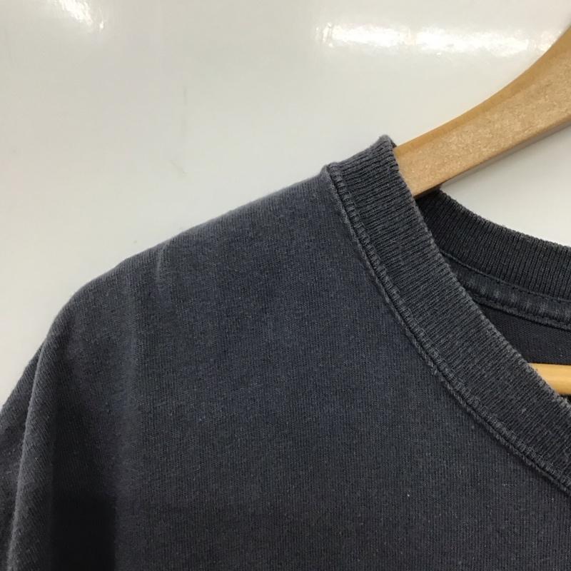 カーハート Carhartt Tシャツ 半袖 半袖カットソー プリントTシャツ クルーネックカットソー XL ロゴ、文字 紺 / ネイビー / navy メンズ USED 古着 中古 10152144