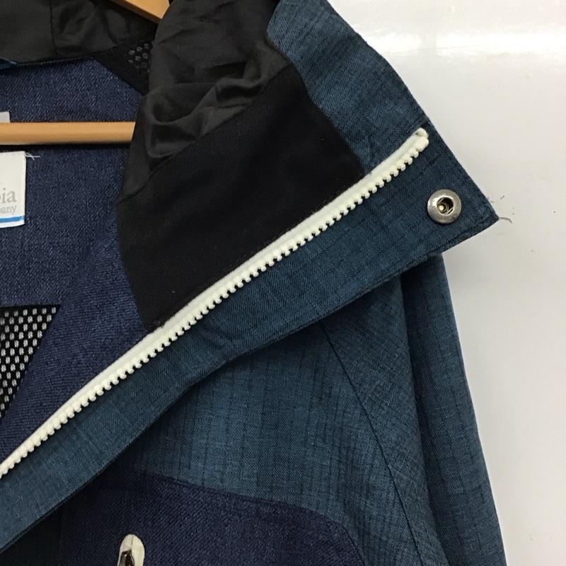 コロンビア Columbia ジャケット、上着 ジャケット、ブレザー 214 PM5264 Snow Chute Jacket スキーウェア XL ロゴ、文字 紺 / ネイビー / navy メンズ USED 古着 中古 10152148