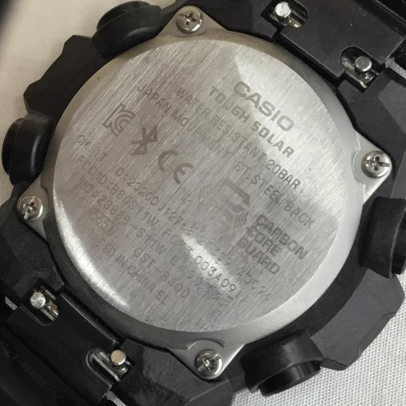 ジーショック G-SHOCK 腕時計 アナログ（自動巻き） 5657-JA ロゴ、文字 黒 / ブラック / black X 青 / ブルー / blue メンズ USED 古着 中古 10152149