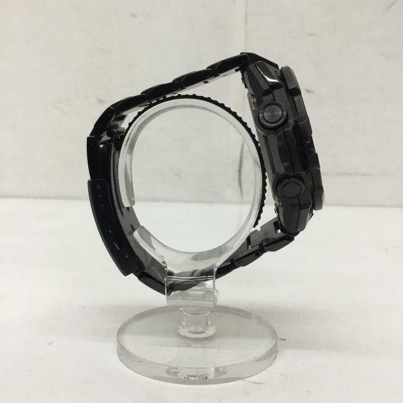 ジーショック G-SHOCK 腕時計 アナログ（自動巻き） 5657-JA ロゴ、文字 黒 / ブラック / black X 青 / ブルー / blue メンズ USED 古着 中古 10152149