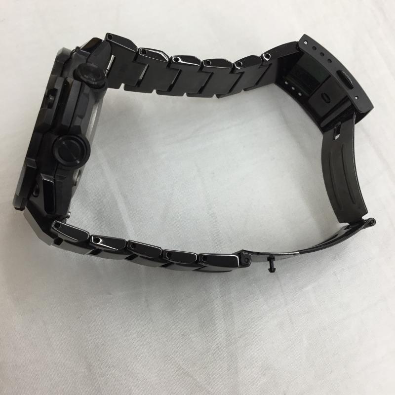 ジーショック G-SHOCK 腕時計 アナログ（自動巻き） 5657-JA ロゴ、文字 黒 / ブラック / black X 青 / ブルー / blue メンズ USED 古着 中古 10152149