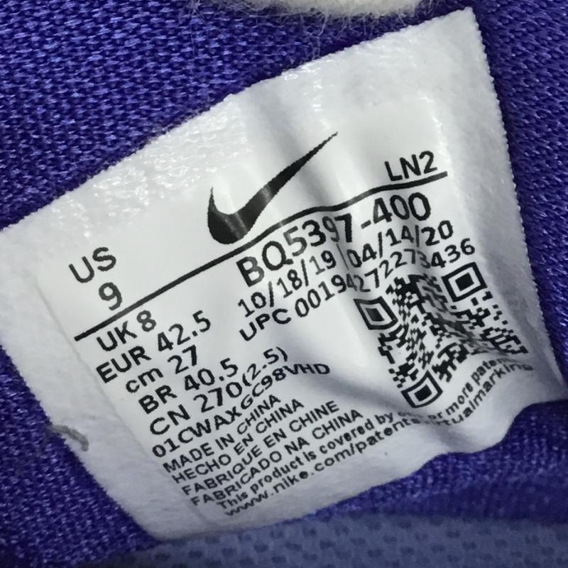 ナイキ NIKE スニーカー スニーカー BQ5397-400 Adapt BB 2.0 Royal 27.0cm ロゴ、文字 青 / ブルー / blue メンズ USED 古着 中古 10152152