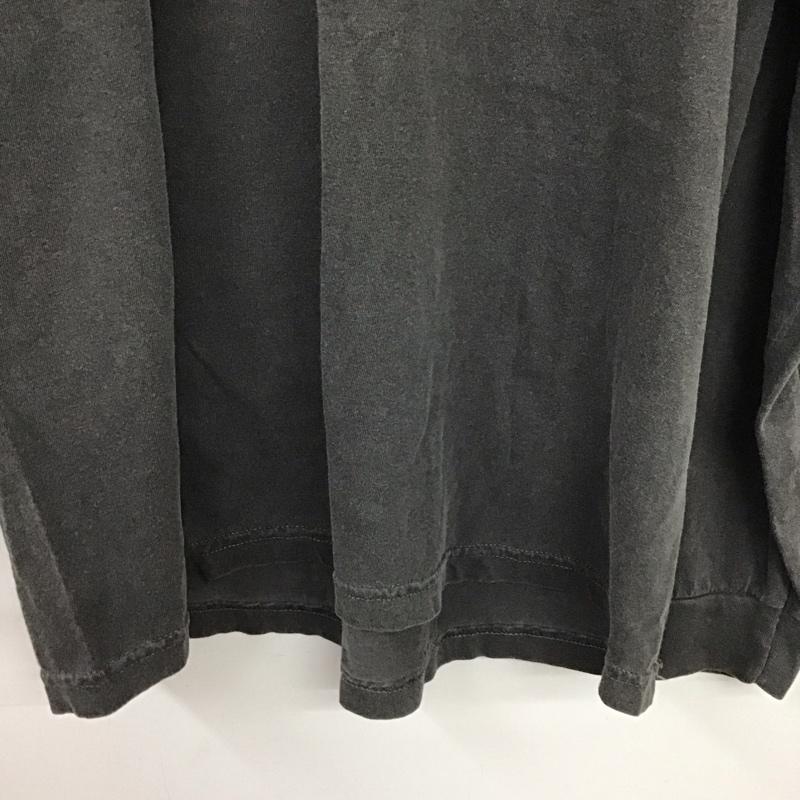 古着 USED カットソー 長袖 長袖カットソー プリントカットソー クルーネック L プリント ダークグレー / ダークグレー / メンズ USED 古着 中古 10152159
