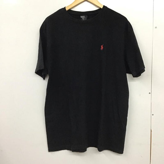 ポロバイラルフローレン Polo by RALPH LAUREN Tシャツ 半袖 半袖カットソー プリントTシャツ クルーネックカットソー M ロゴ、文字 黒 / ブラック / black メンズ USED 古着 中古 10152162