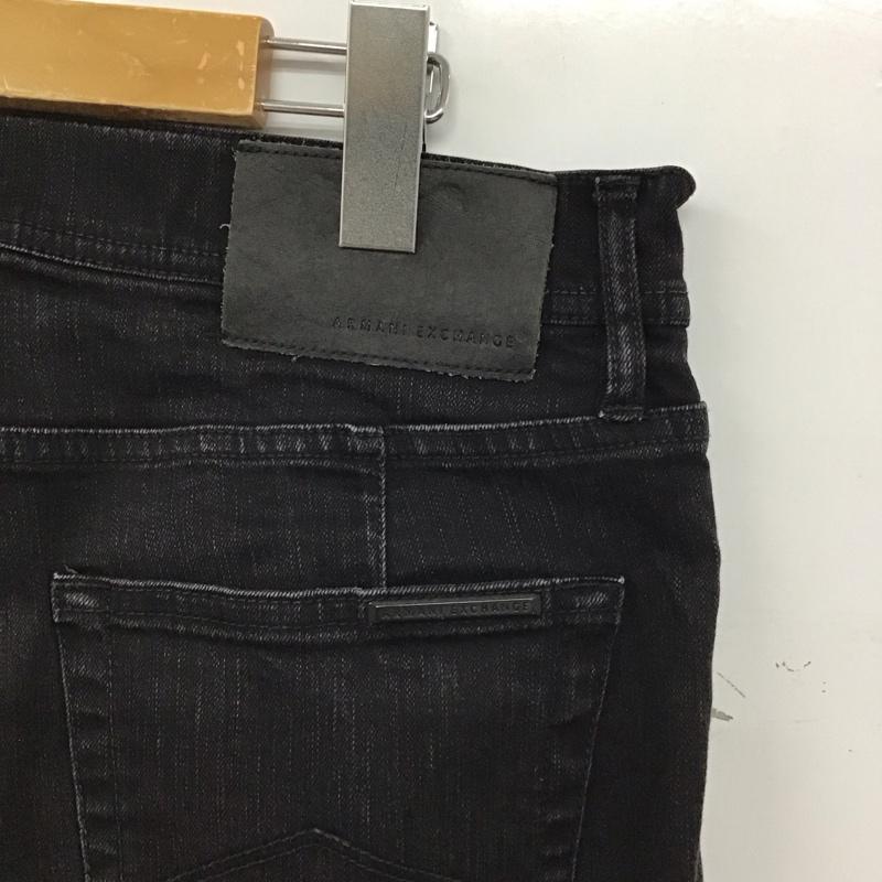 アルマーニエクスチェンジ ARMANI EXCHANGE パンツ デニム、ジーンズ デニムパンツ スリムパンツ カジュアルパンツ ストレッチパンツ 33インチ 無地 ダークグレー / ダークグレー / メンズ USED 古着 中古 10152163