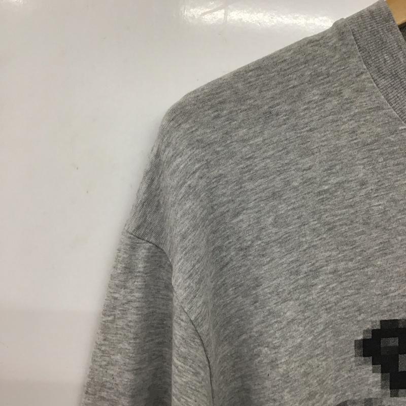 アベイシングエイプ A BATHING APE カットソー 長袖 長袖カットソー プリントカットソー クルーネック M プリント 灰 / グレー / gray メンズ USED 古着 中古 10152169