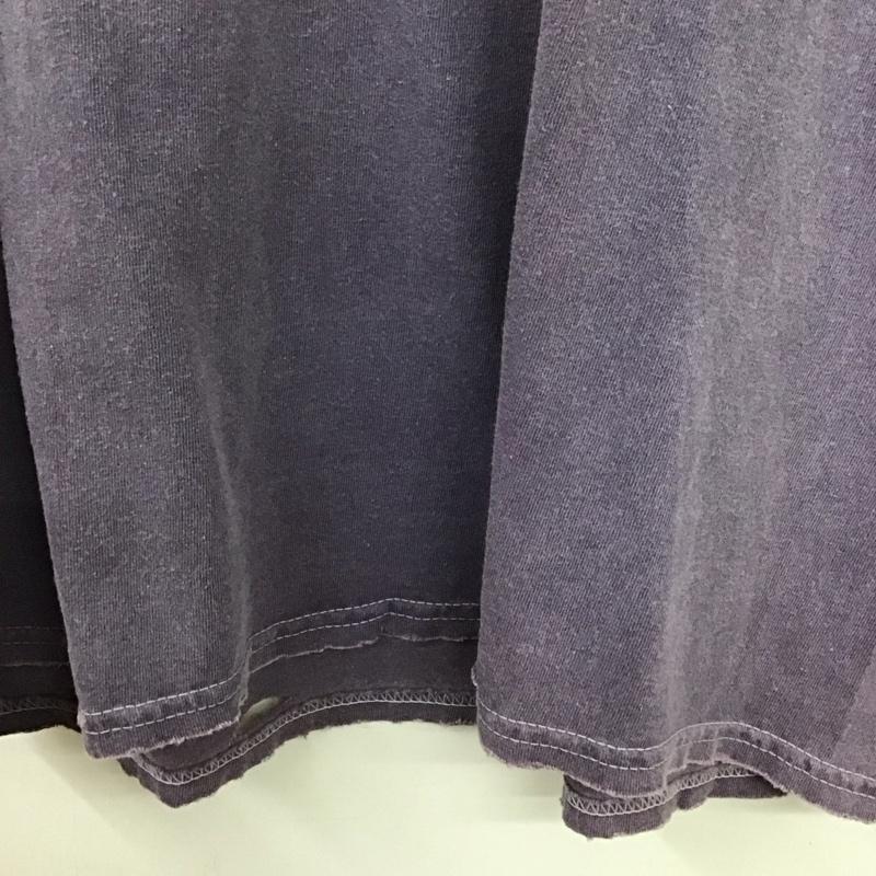 アンセルム ANCELLM Tシャツ 半袖 半袖カットソー プリントTシャツ クルーネックカットソー ロゴ、文字 紫 / パープル / purple メンズ USED 古着 中古 10152170