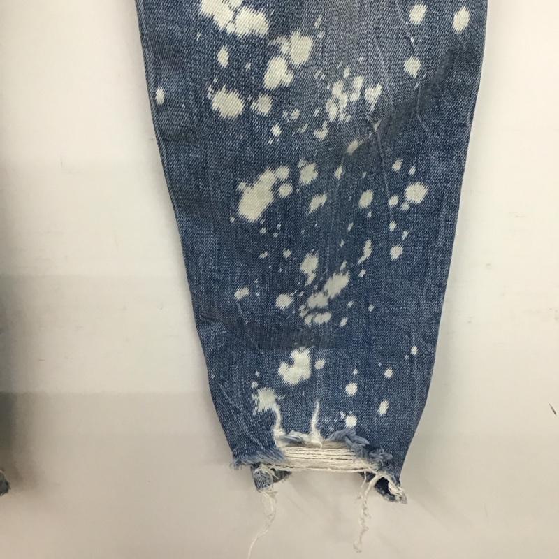 ザラ ZARA パンツ デニム、ジーンズ デニムパンツ スリムパンツ カジュアルパンツ ストレッチパンツ 38インチ ダメージ加工 マルチカラー / マルチカラー / multicolor メンズ USED 古着 中古 10152173