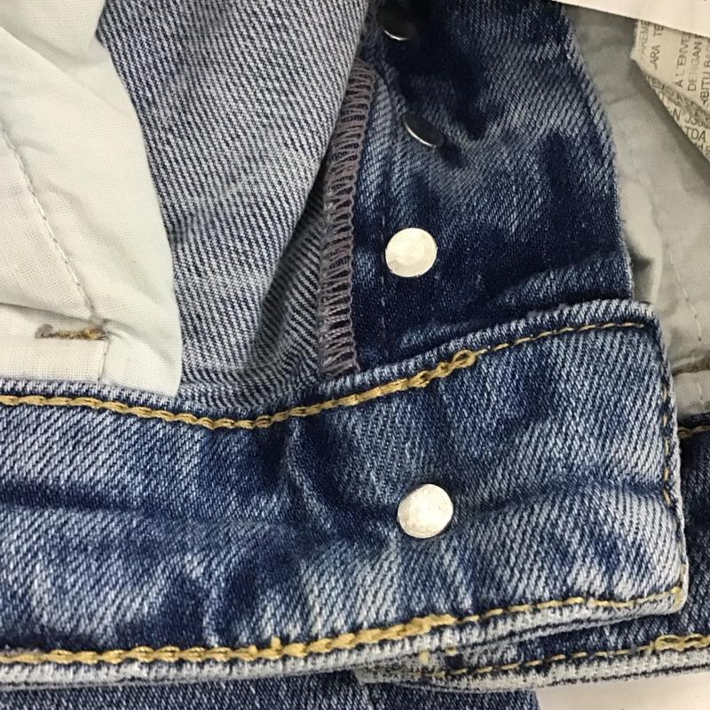 ザラ ZARA パンツ デニム、ジーンズ デニムパンツ スリムパンツ カジュアルパンツ ストレッチパンツ 38インチ ダメージ加工 マルチカラー / マルチカラー / multicolor メンズ USED 古着 中古 10152173