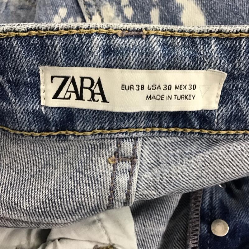 ザラ ZARA パンツ デニム、ジーンズ デニムパンツ スリムパンツ カジュアルパンツ ストレッチパンツ 38インチ ダメージ加工 マルチカラー / マルチカラー / multicolor メンズ USED 古着 中古 10152173