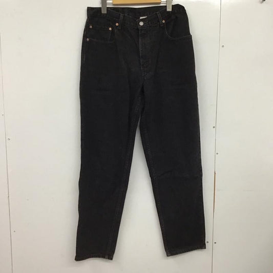 リーバイストラウスアンドコー Levi Strauss & co. パンツ デニム、ジーンズ デニムパンツ ワイドパンツ カジュアルパンツ 34インチ 無地 ダークグレー / ダークグレー / メンズ USED 古着 中古 10152183