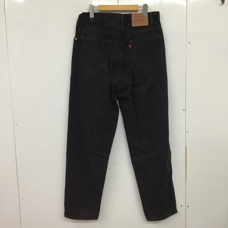 リーバイストラウスアンドコー Levi Strauss & co. パンツ デニム、ジーンズ デニムパンツ ワイドパンツ カジュアルパンツ 34インチ 無地 ダークグレー / ダークグレー / メンズ USED 古着 中古 10152183