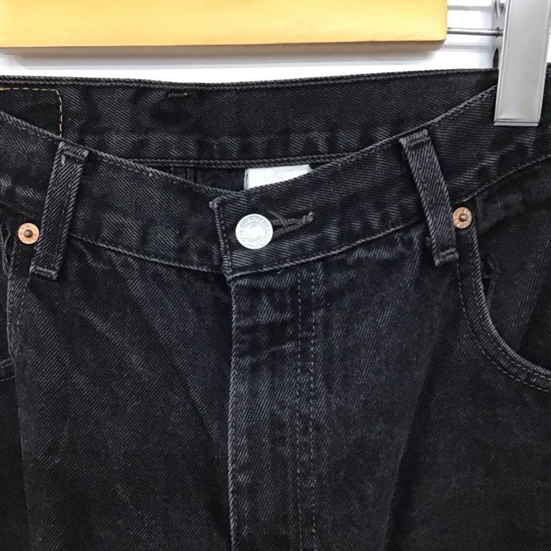 リーバイストラウスアンドコー Levi Strauss & co. パンツ デニム、ジーンズ デニムパンツ ワイドパンツ カジュアルパンツ 34インチ 無地 ダークグレー / ダークグレー / メンズ USED 古着 中古 10152183