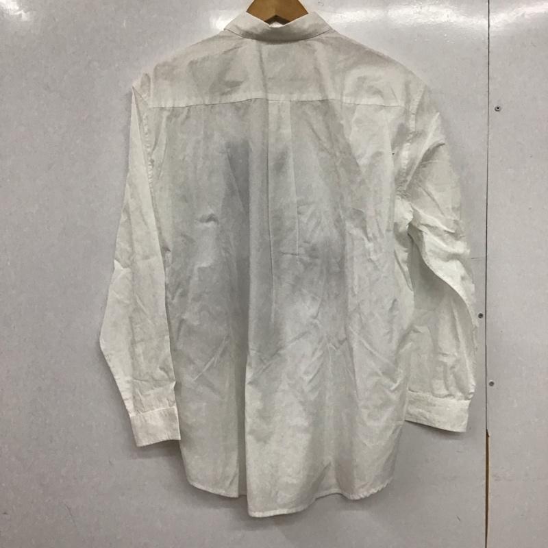 グラニフ graniph シャツ、ブラウス 長袖 長袖シャツ プリントシャツ カラーシャツ M プリント 白 / ホワイト / white メンズ USED 古着 中古 10152184
