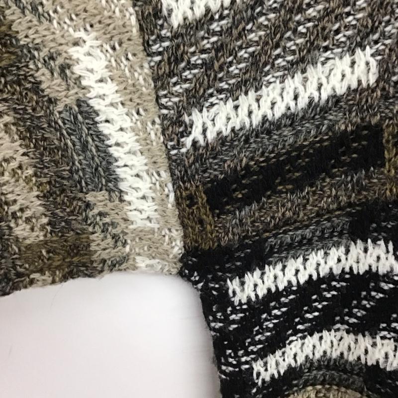 ジャンセン Jantzen ニット、セーター 長袖 長袖ニットカットソー クルーネック セーター L プリント マルチカラー / マルチカラー / multicolor メンズ USED 古着 中古 10152188