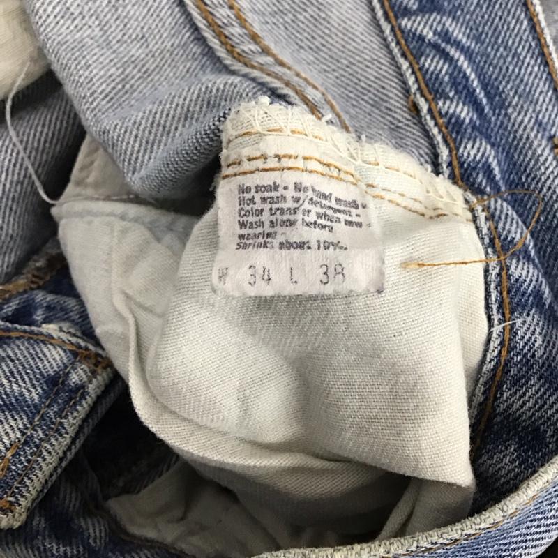 リーバイストラウスアンドコー Levi Strauss & co. パンツ デニム、ジーンズ デニムパンツ スリムパンツ カジュアルパンツ 34 無地 インディゴ / インディゴ / Indigo メンズ USED 古着 中古 10152191