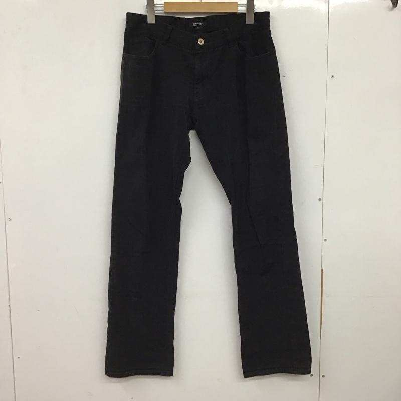 バーバリーブラックレーベル BURBERRY BLACK LABEL パンツ デニム、ジーンズ デニムパンツ スリムパンツ カジュアルパンツ ストレッチパンツ ロゴ、文字 X チェック ダークグレー / ダークグレー / メンズ USED 古着 中古 10152192