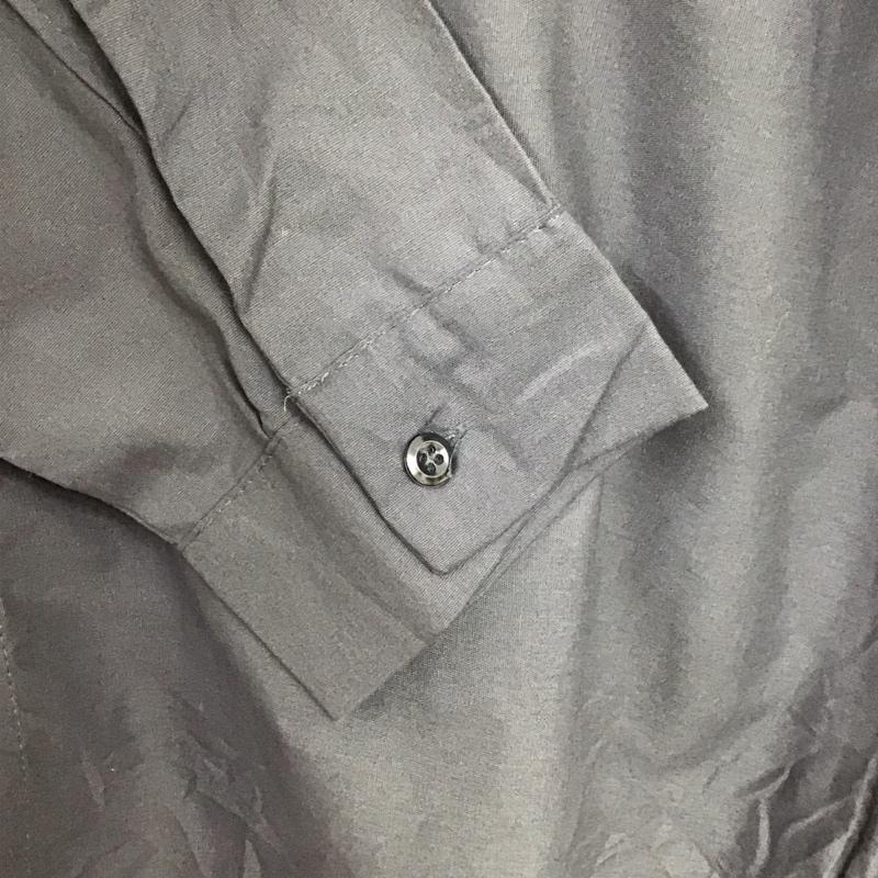 古着 USED シャツ、ブラウス 長袖 長袖シャツ カラーシャツ 古着 XL ロゴ、文字 ダークグレー / ダークグレー / メンズ USED 古着 中古 10152194