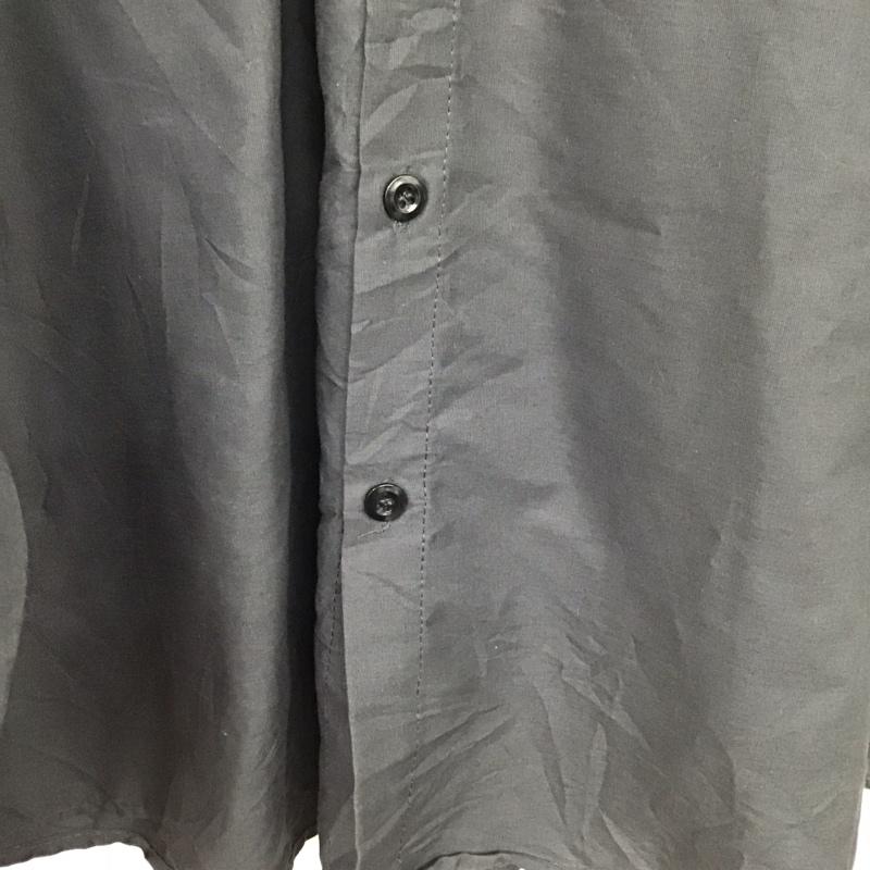 古着 USED シャツ、ブラウス 長袖 長袖シャツ カラーシャツ 古着 XL ロゴ、文字 ダークグレー / ダークグレー / メンズ USED 古着 中古 10152194