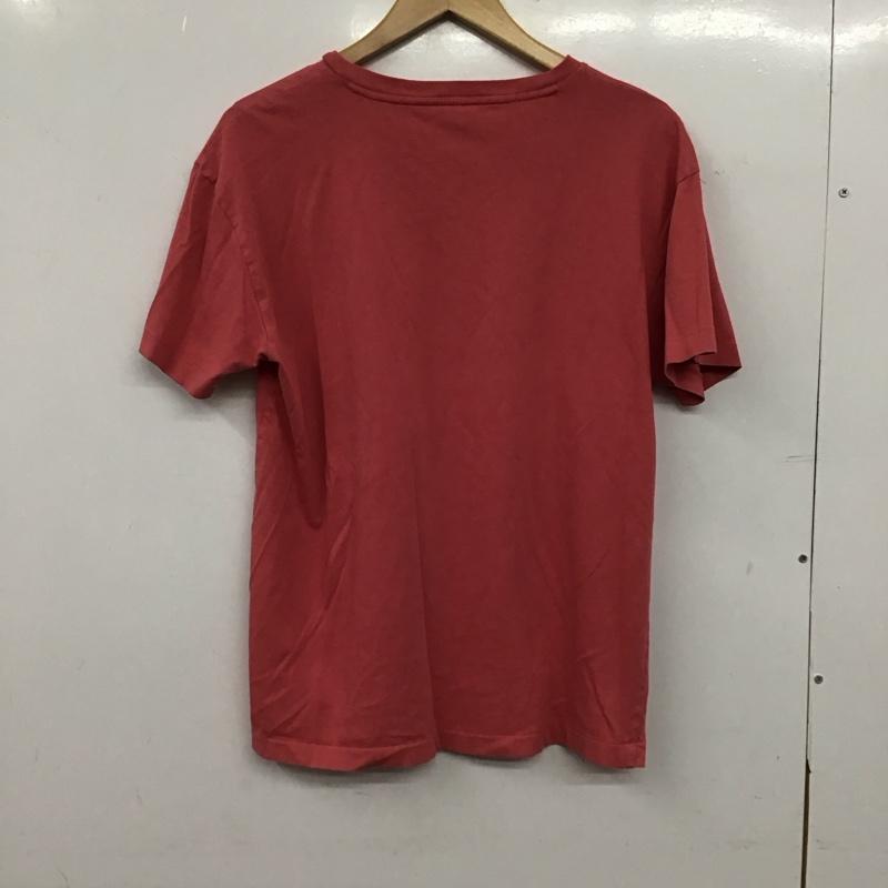 ポロラルフローレン POLO RALPH LAUREN Tシャツ 半袖 半袖カットソー プリントTシャツ Vネックカットソー S ロゴ、文字 赤 / レッド / red メンズ USED 古着 中古 10152197