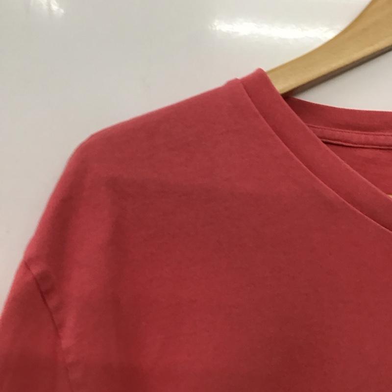 ポロラルフローレン POLO RALPH LAUREN Tシャツ 半袖 半袖カットソー プリントTシャツ Vネックカットソー S ロゴ、文字 赤 / レッド / red メンズ USED 古着 中古 10152197