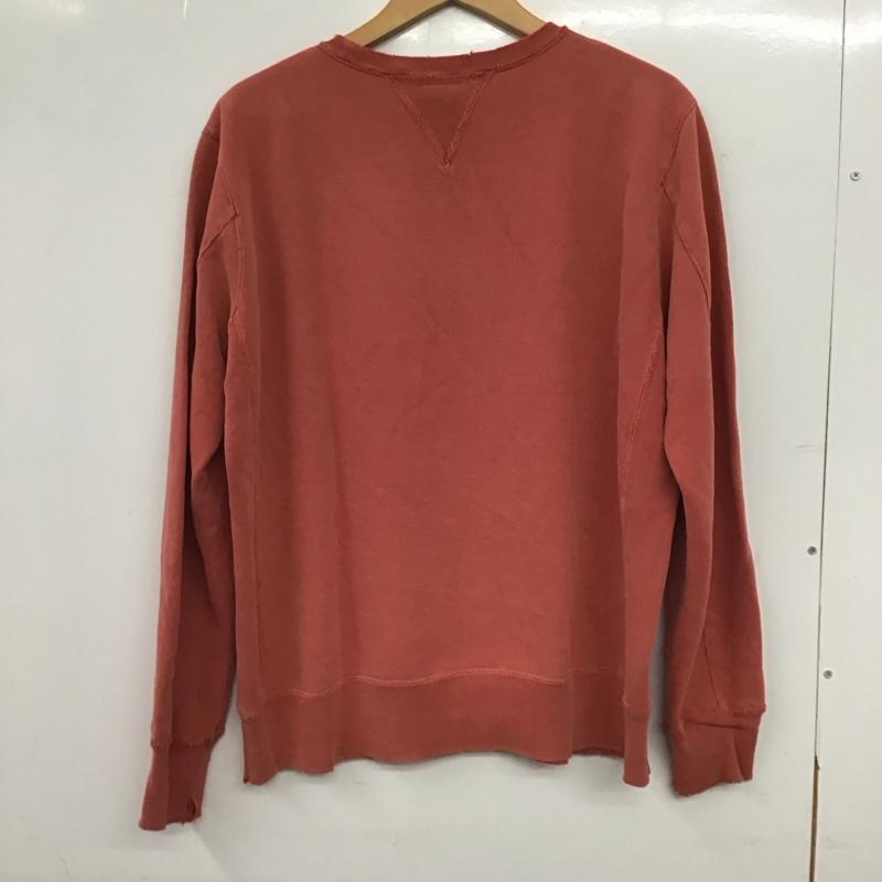 レミ レリーフ REMI RELIEF トレーナー 長袖 長袖トレーナー スウェット クルーネック プルオーバー M 無地 赤 / レッド / red メンズ USED 古着 中古 10152199