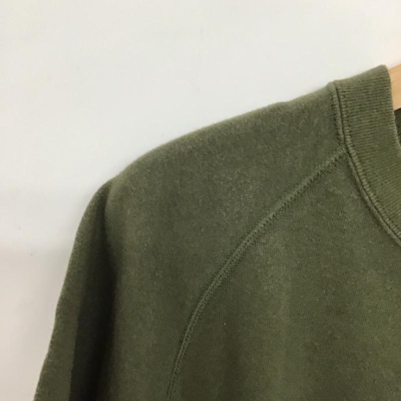 アベイシングエイプ A BATHING APE トレーナー 半袖 半袖カットソー スウェットカットソー S ロゴ、文字 カーキ / カーキ / khaki メンズ USED 古着 中古 10152202