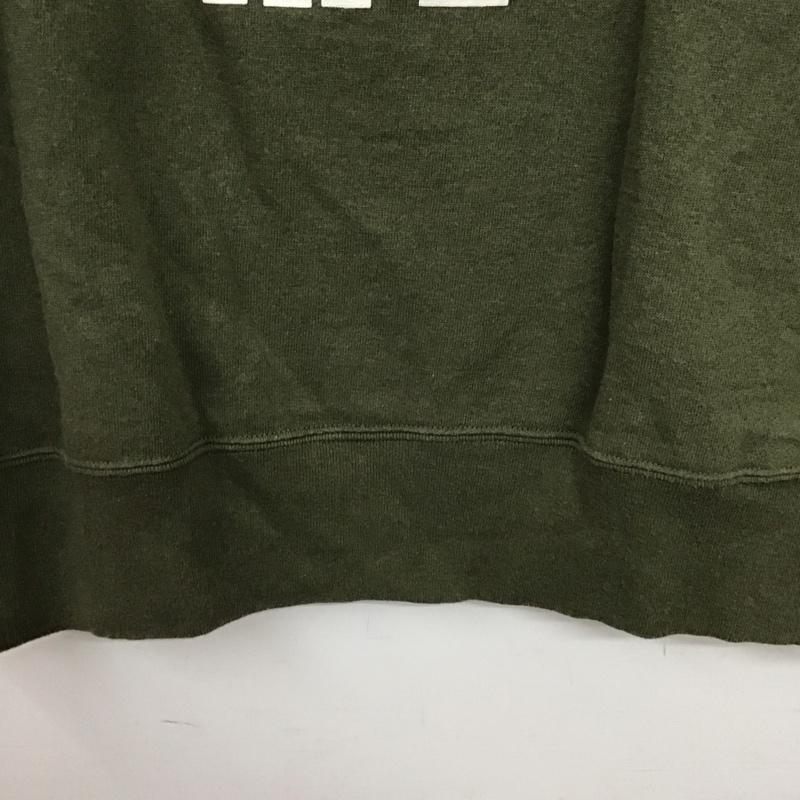 アベイシングエイプ A BATHING APE トレーナー 半袖 半袖カットソー スウェットカットソー S ロゴ、文字 カーキ / カーキ / khaki メンズ USED 古着 中古 10152202