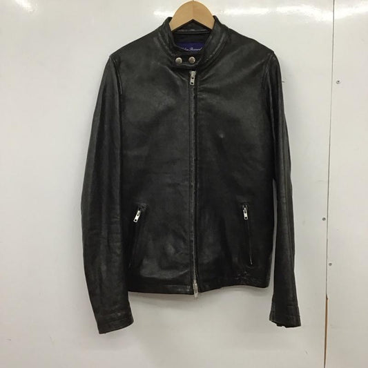 アーバンリサーチ URBAN RESEARCH ジャケット、上着 ジャンパー、ブルゾン ラムレザージャケット ジップアップジャケット アウター シングルライダースジャケット 38 無地 ダークブラウン / ダークブラウン / メンズ USED 古着 中古 10152205