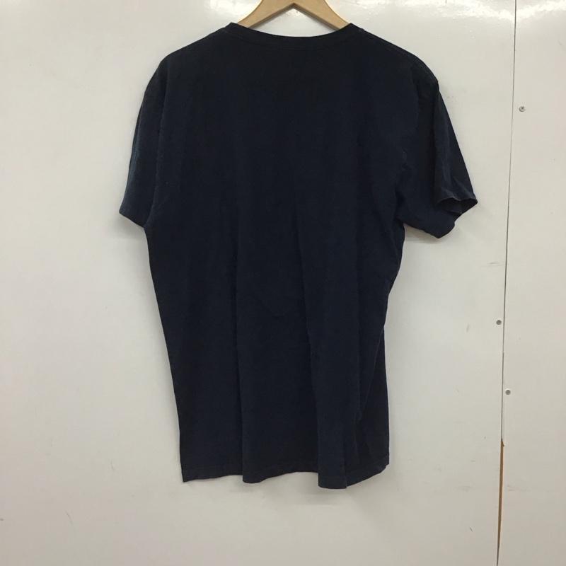 古着 USED Tシャツ 半袖 半袖カットソー プリントTシャツ クルーネックカットソー ロゴ、文字 紺 / ネイビー / navy メンズ USED 古着 中古 10152206