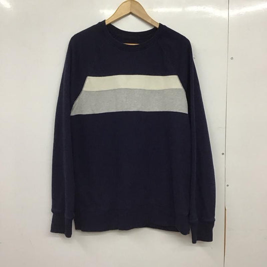 古着 USED トレーナー 長袖 長袖トレーナー スウェット クルーネック プルオーバー M  紺 / ネイビー / navy メンズ USED 古着 中古 10152207