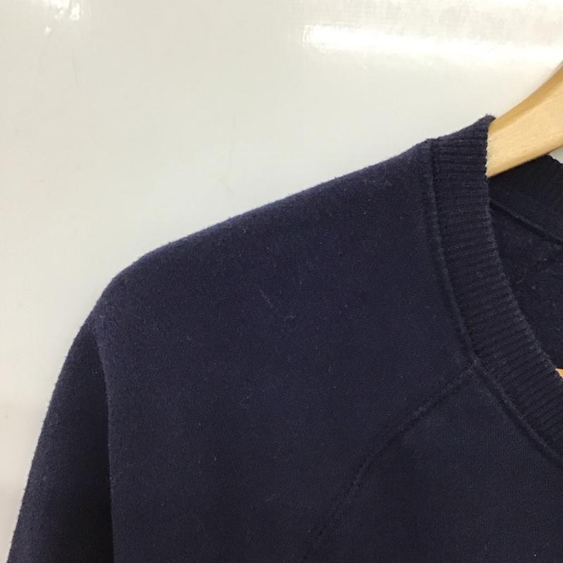 古着 USED トレーナー 長袖 長袖トレーナー スウェット クルーネック プルオーバー M  紺 / ネイビー / navy メンズ USED 古着 中古 10152207