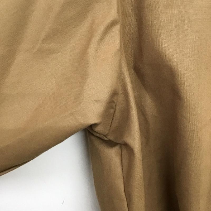 ハレ HARE シャツ、ブラウス 長袖 長袖シャツ 無地シャツ ノーカラーシャツ S 無地 茶 / ブラウン / brown メンズ USED 古着 中古 10152211