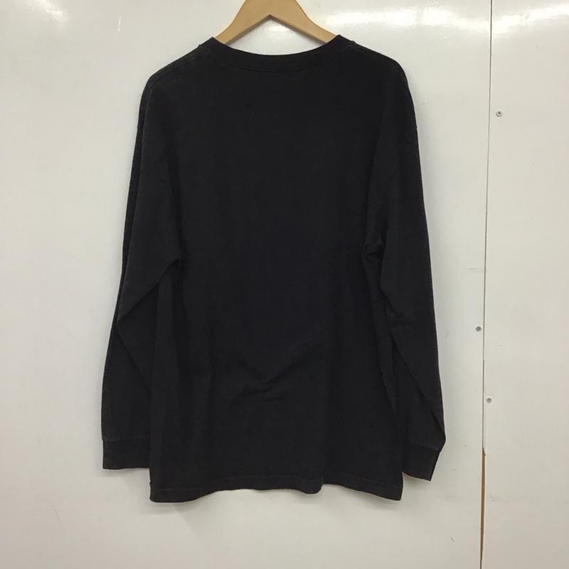 古着 USED Tシャツ 長袖 FLIGHT CLUB L ロゴ、文字 X プリント 黒 / ブラック / black レディース USED 古着 中古 10152216