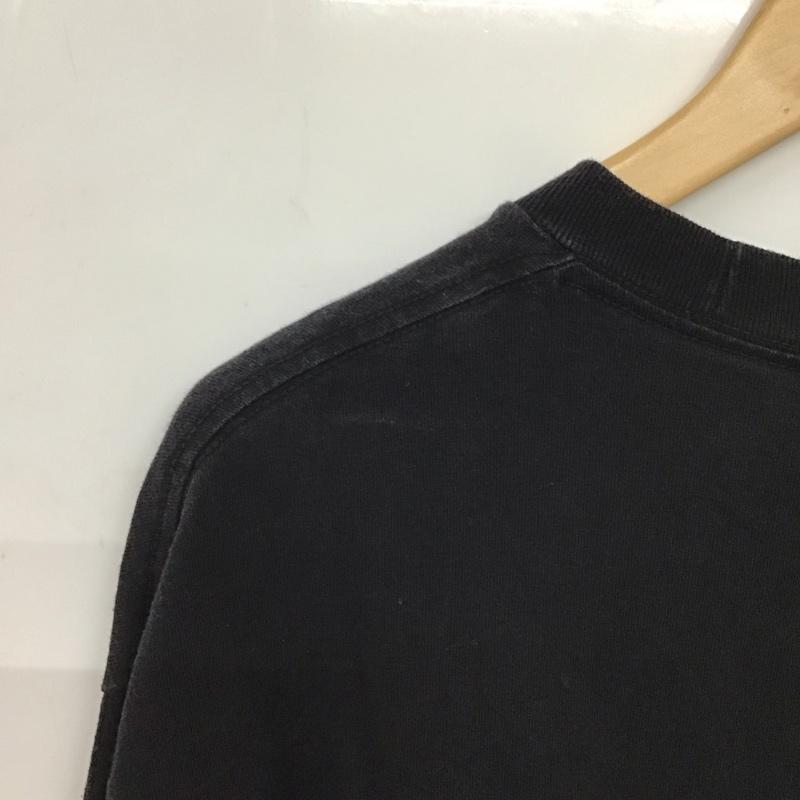 古着 USED Tシャツ 長袖 FLIGHT CLUB L ロゴ、文字 X プリント 黒 / ブラック / black レディース USED 古着 中古 10152216